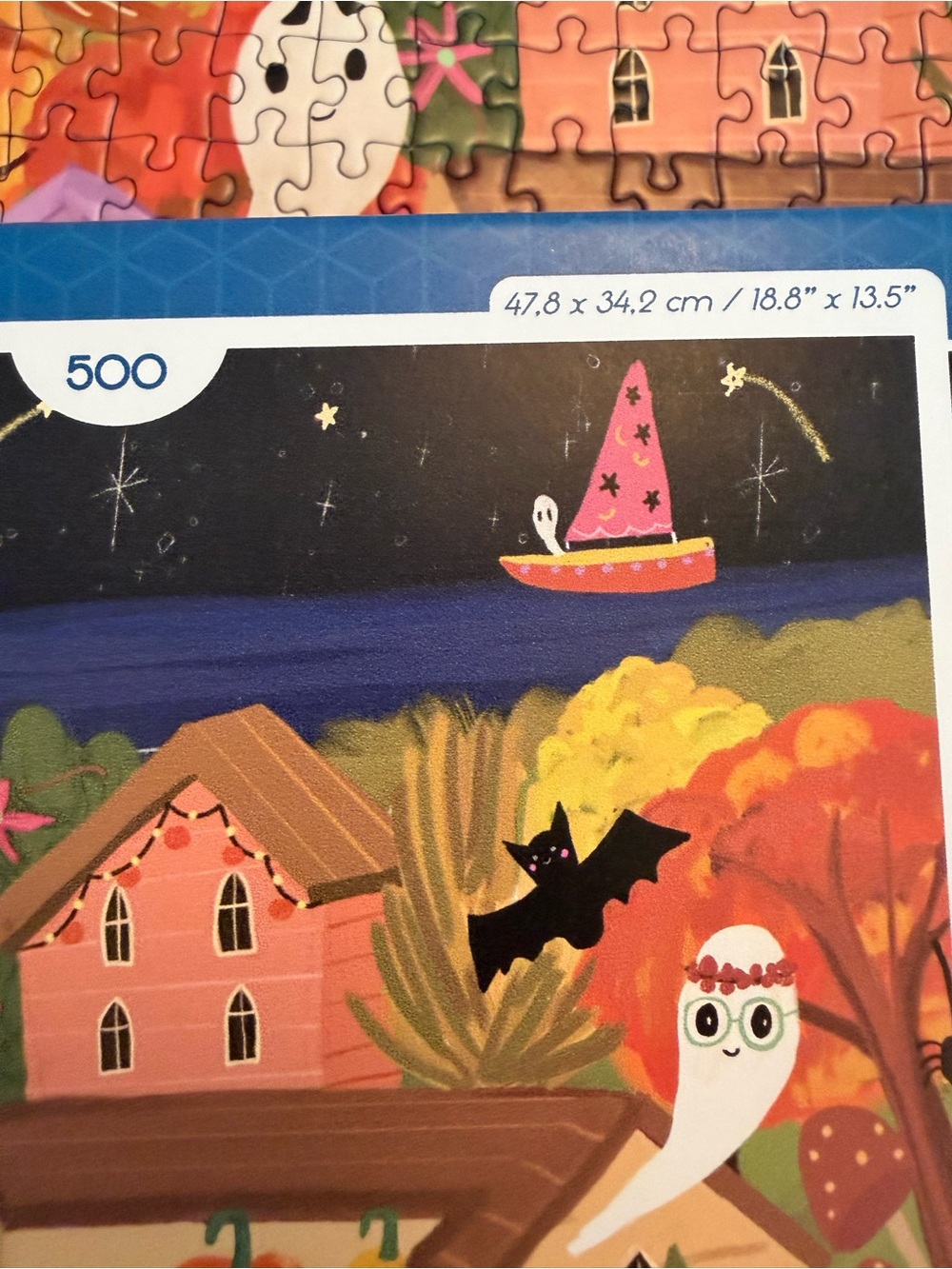 Puzzle by Pieces and Peace. 500ct. Ghost Town - Picture 7 of 13
